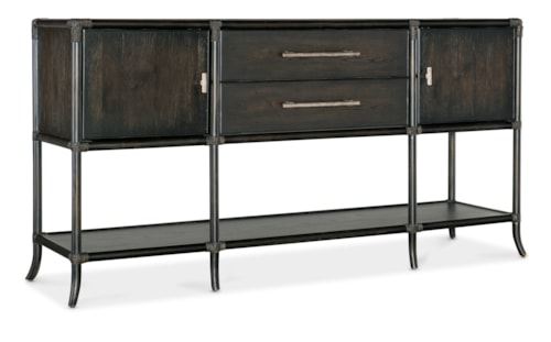 Casual 2-Drawer Sideboard