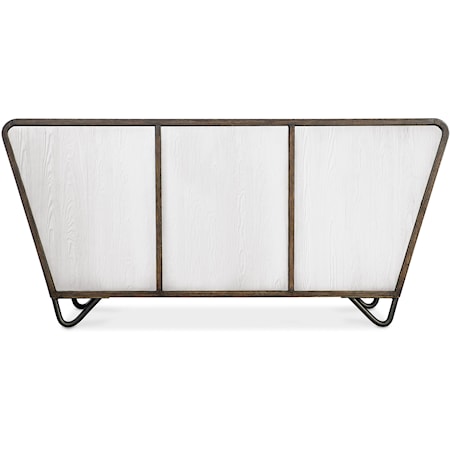 Contemporary Credenza with Built-In Outlet