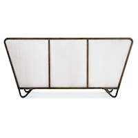 Contemporary Credenza with Built-In Outlet