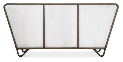 Contemporary Credenza with Built-In Outlet