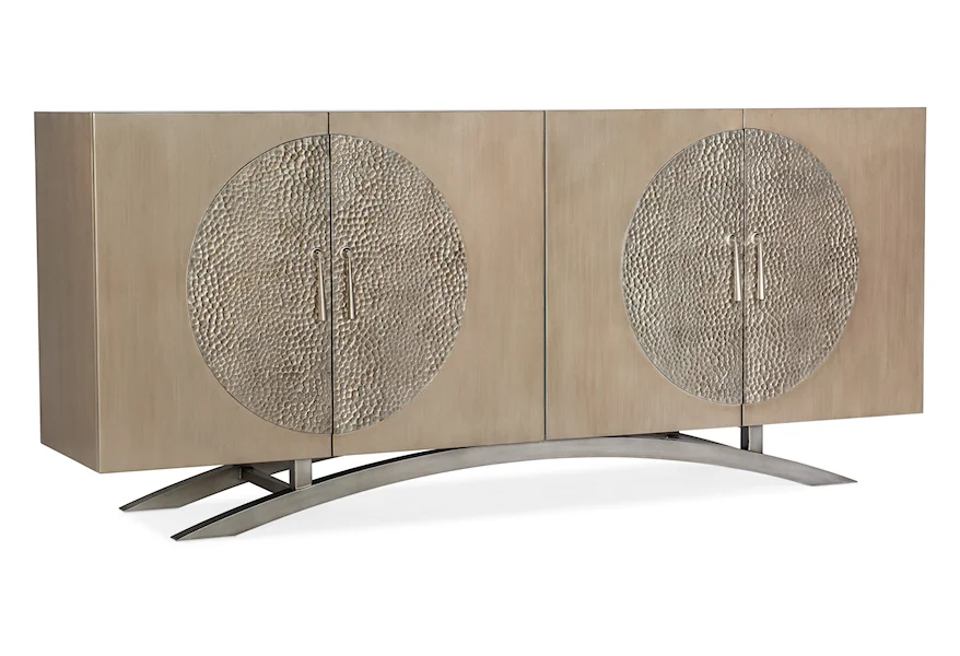 Melange Entertainment Console by Hooker Furniture at Janeen's Furniture Gallery