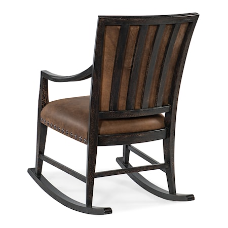 Leather Rocking Chair