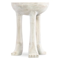 Casual Round Yeti Spot Table with Claw Foot Design