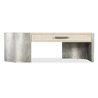 Contemporary Cocktail Table with Self-Closing Drawer