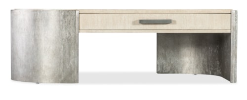 Contemporary Cocktail Table with Self-Closing Drawer
