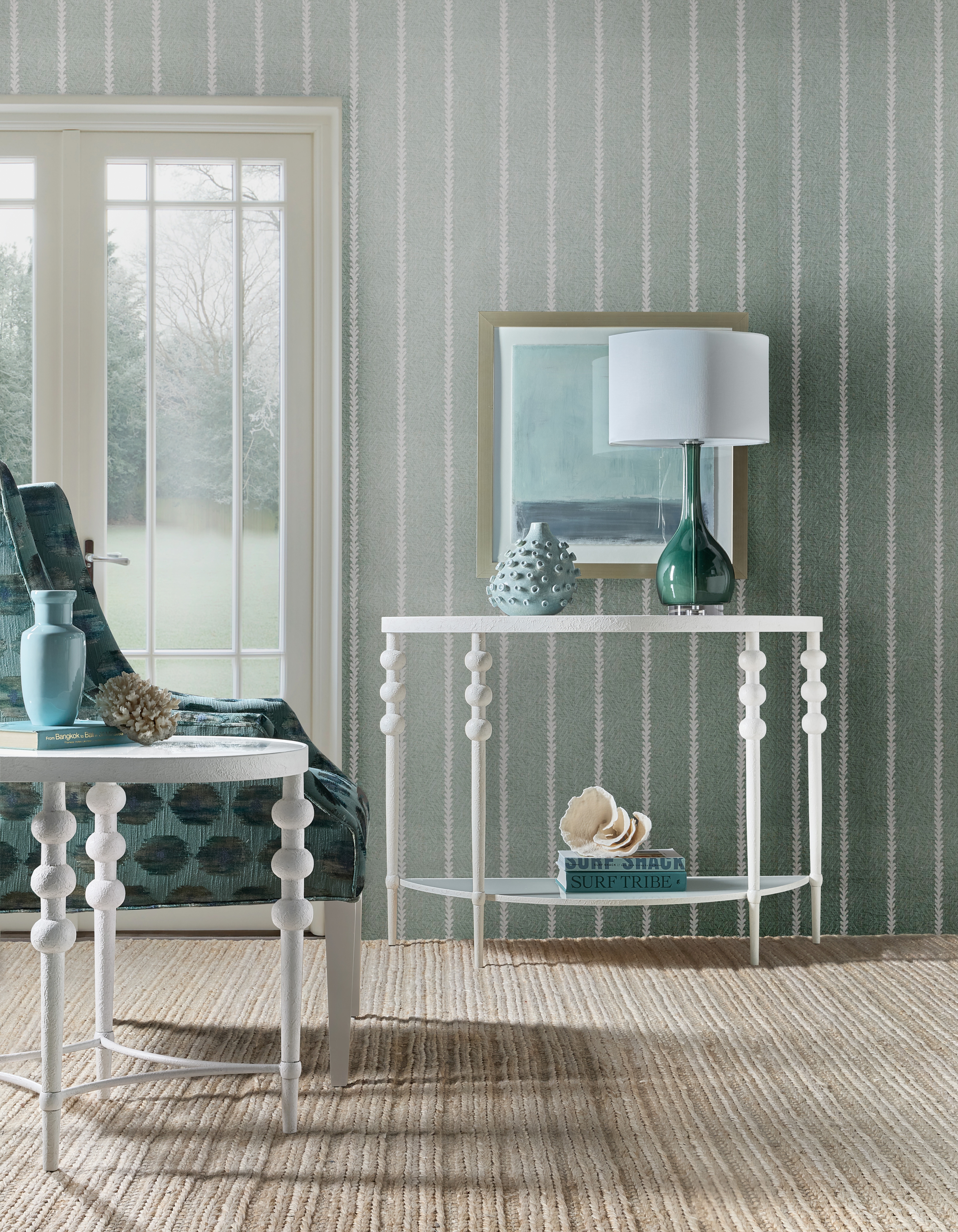 Hooker Furniture Melange Melange On The Bright Side Demilune Console