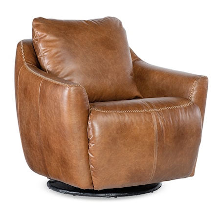 Swivel Chair with Power Footrest