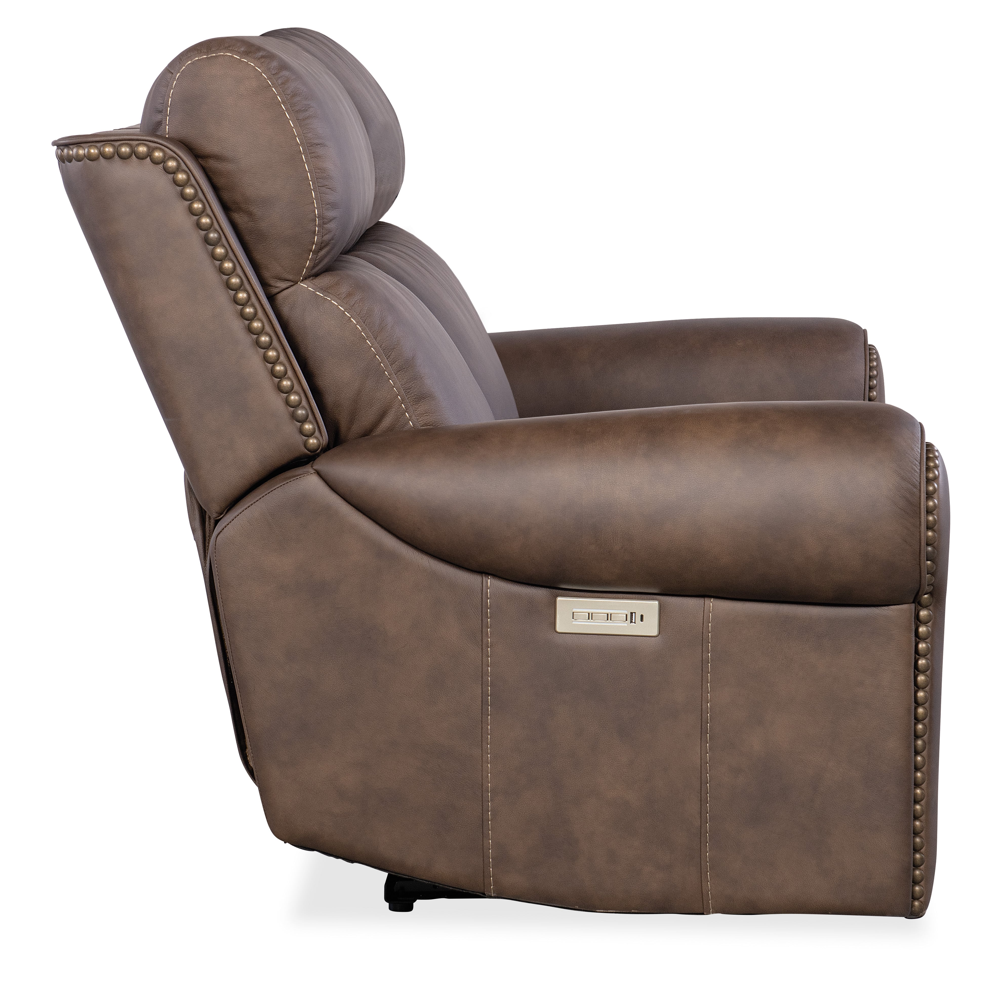 Hooker Furniture SS Power Loveseat w/Power Headrest &amp; Lumbar