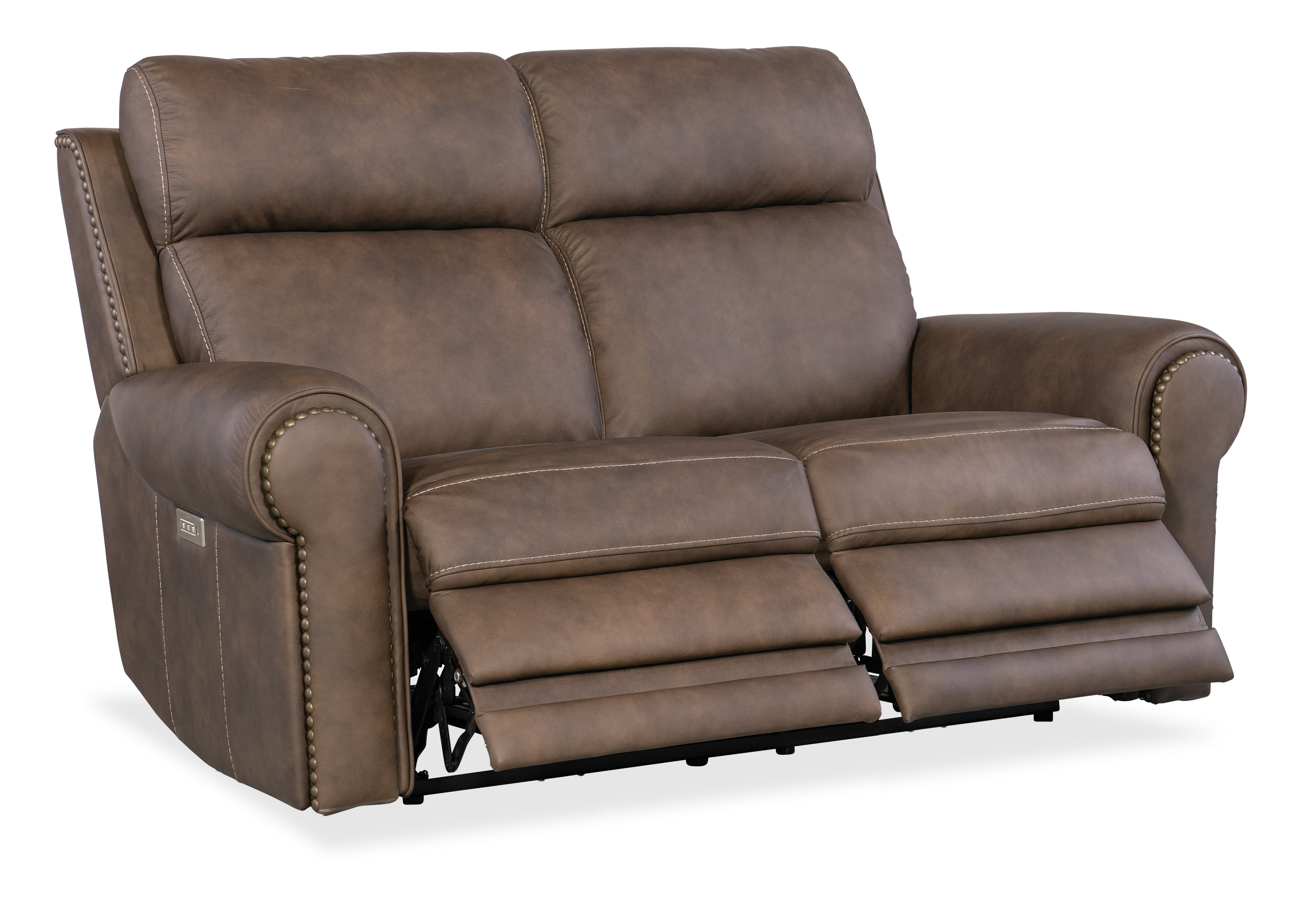 Hooker Furniture SS Power Loveseat w/Power Headrest &amp; Lumbar
