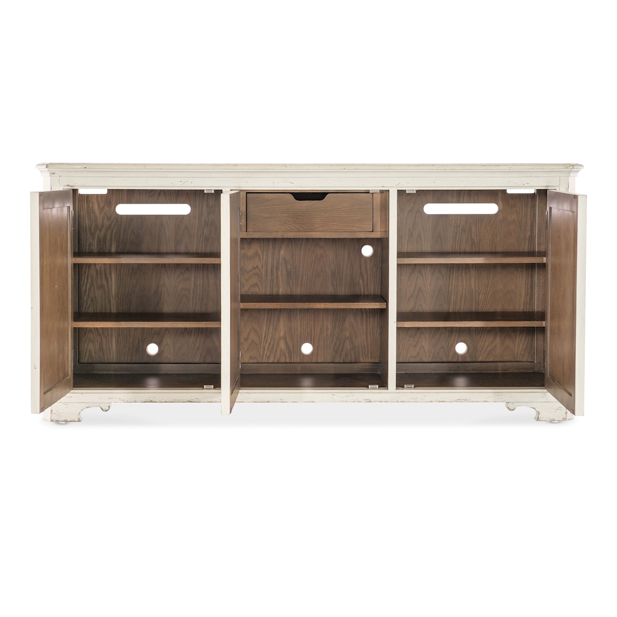 Hooker Furniture Americana 3-Door Entertainment Credenza