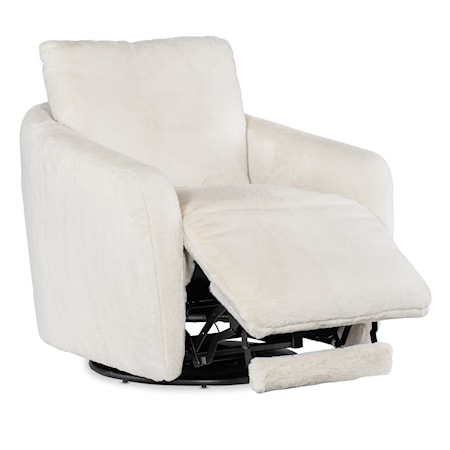 Swivel Chair With Power Footrest