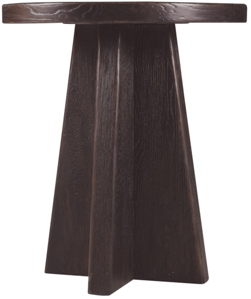 Driftwood Round End Table