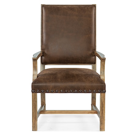 Leather Host Chair