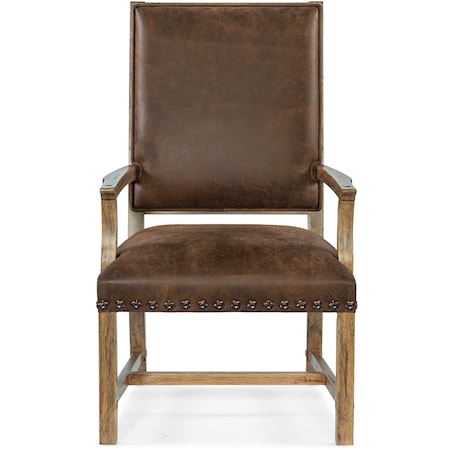 Leather Host Chair
