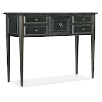 Traditional 5-Drawer Console Table
