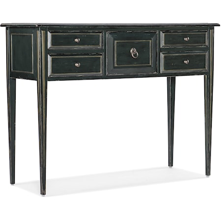 Traditional 5-Drawer Console Table