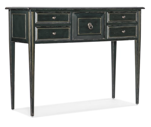 Traditional 5-Drawer Console Table