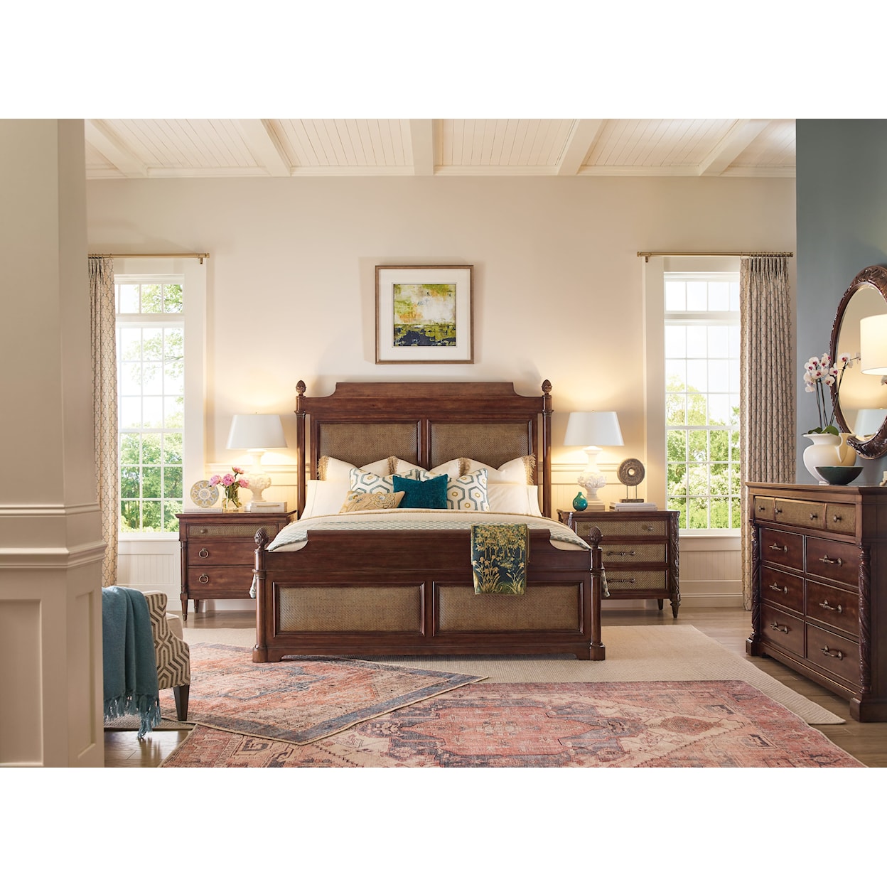 Hooker Furniture Charleston King Panel Bed