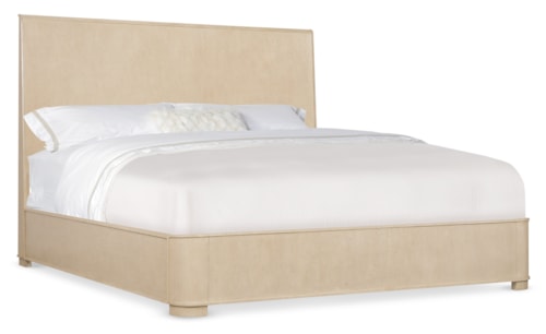 Contemporary King Panel Bed