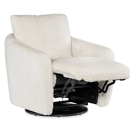 Swivel Chair With Power Footrest