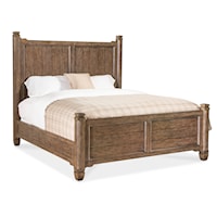 Traditional King Panel Bed