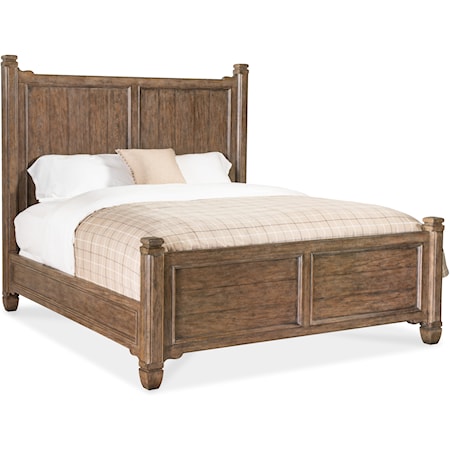 Traditional King Panel Bed