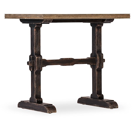 Traditional Trestle End Table