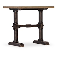 Traditional Trestle End Table