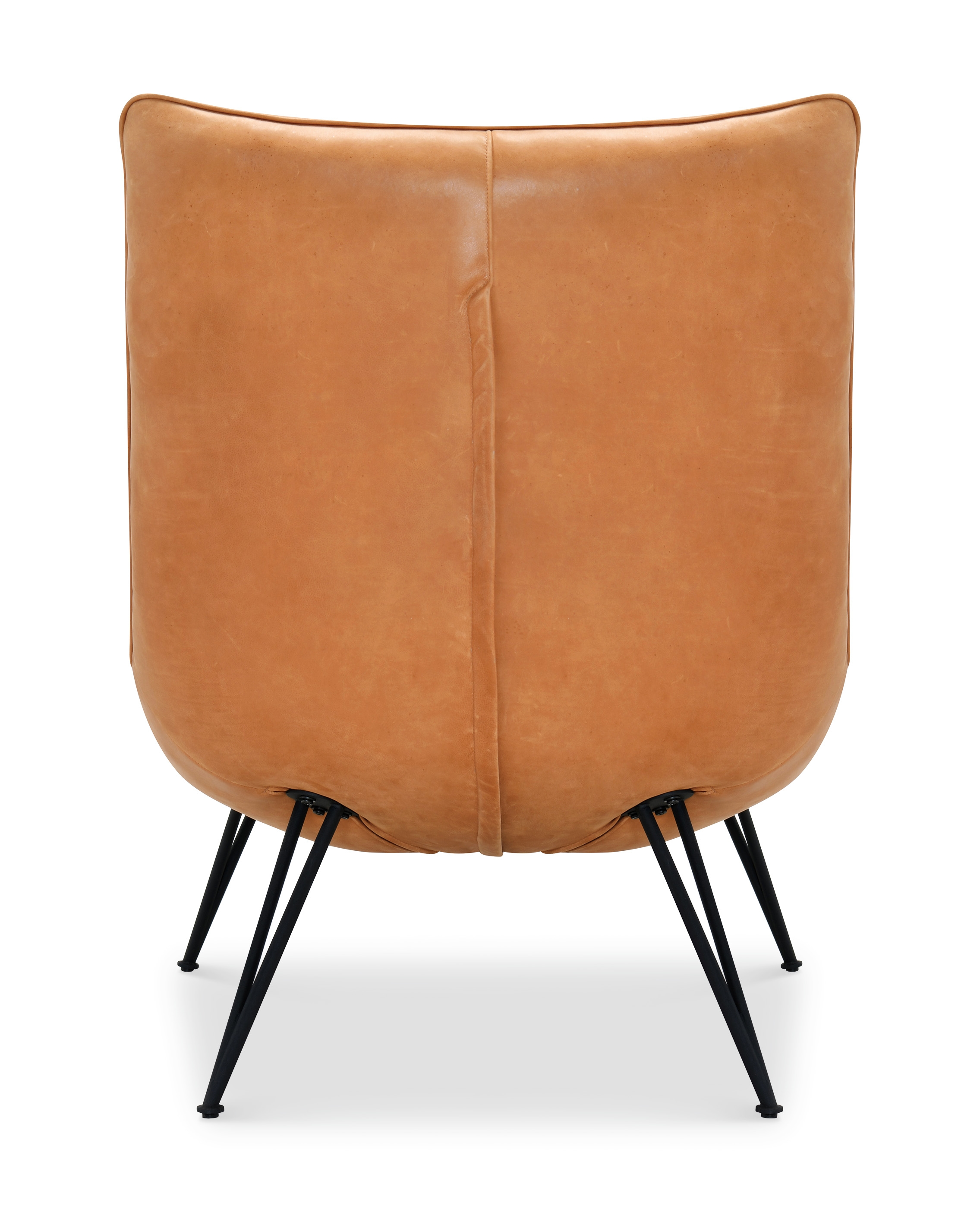 Hooker Furniture Kayne Leather Armless Accent Chair