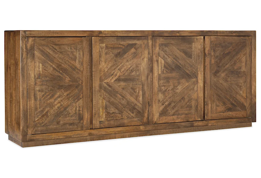 5998-55 Entertainment Console by Hooker Furniture at Stuckey Furniture