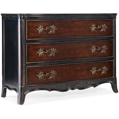 Traditional 3-Drawer Accent Chest