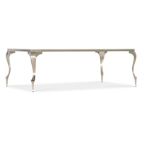Transitional Rectangular Stone Top Cocktail Table