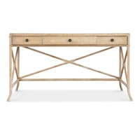 Casual Writing Desk with Drop-Front Drawer