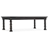 Hooker Furniture Big Sky Rectangular Turned Leg Cocktail Table