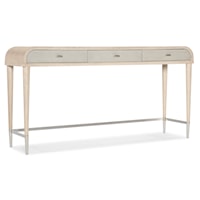 Transitional 3-Drawer Console Table