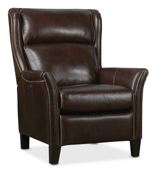 Traditional Power Recliner with Power Headrest and USB Port