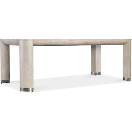 Contemporary Rectangular Dining Table with 24" Leaf