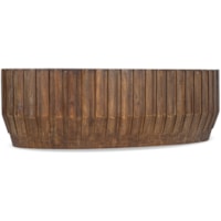Contemporary Oval Cocktail Table