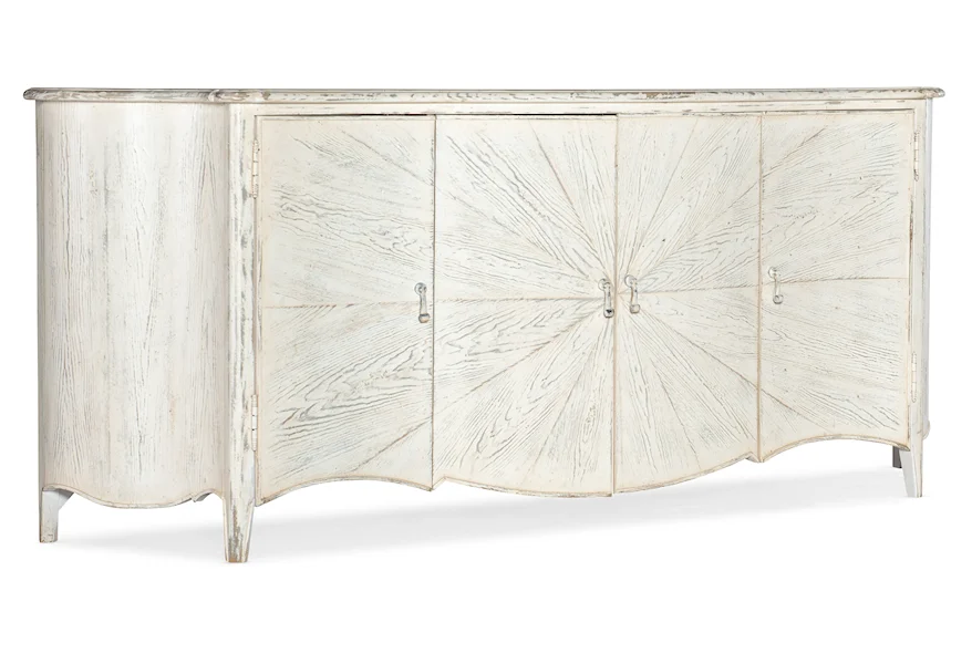 Traditions Entertainment Console by Hooker Furniture at Stoney Creek Furniture 