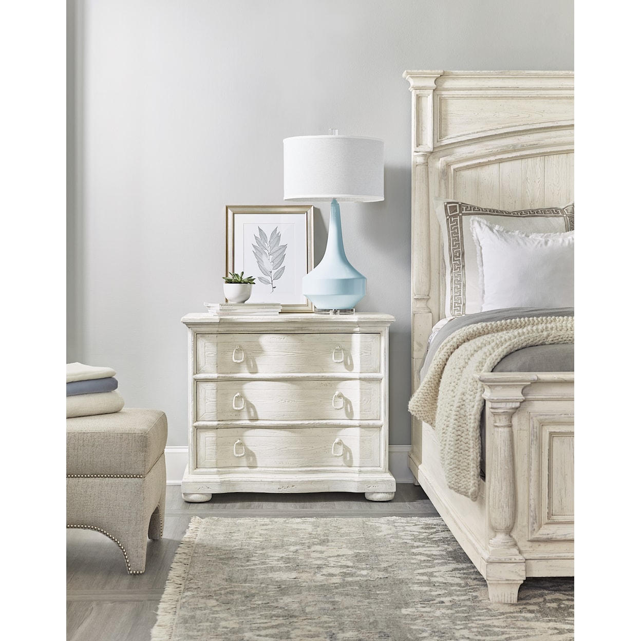 Hooker Furniture Traditions Three-Drawer Nightstand