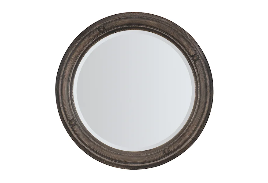 Traditions Round Mirror by Hooker Furniture at Stoney Creek Furniture 