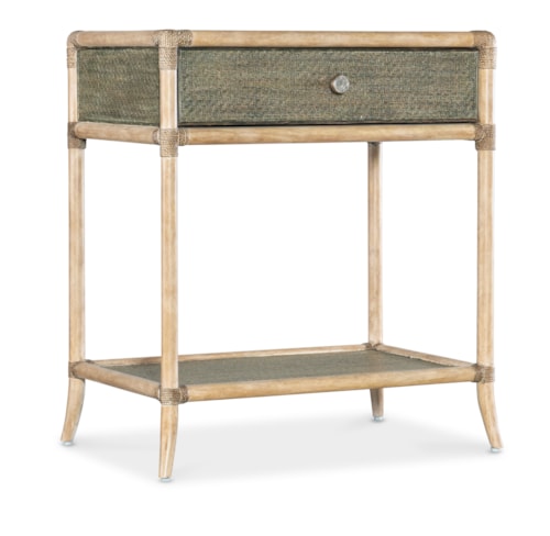 Casual Bedside Table with Drawer