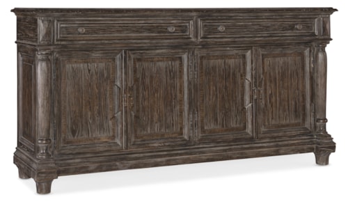 Traditional Four-Door Buffet