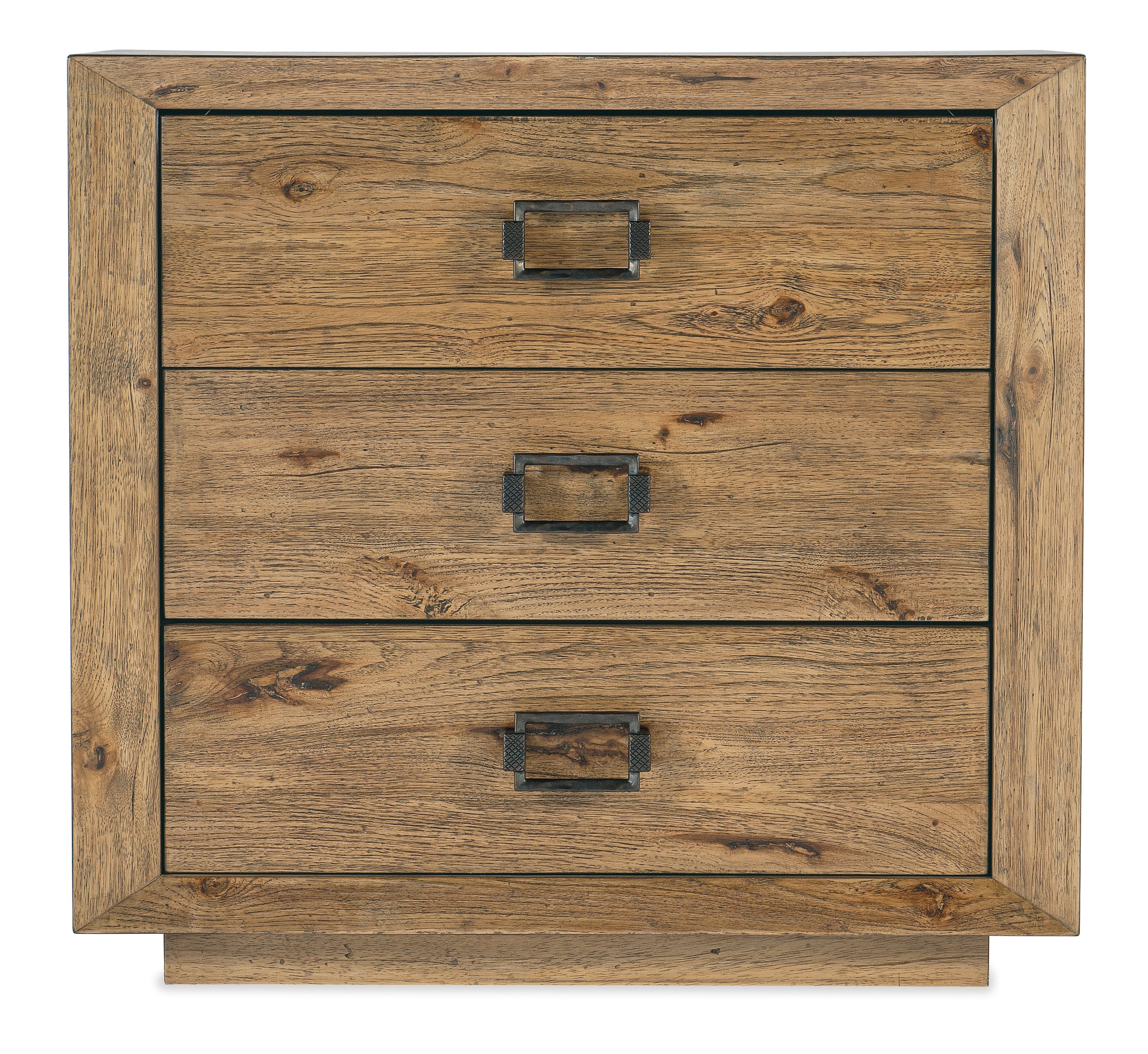 3-Drawer Nightstand with USB Port