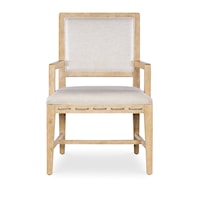 Casual Cane Back Arm Chair