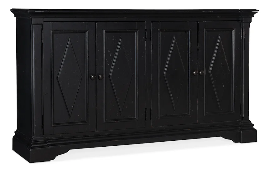 Commerce and Market Four-Door Cabinet by Hooker Furniture at Reeds Furniture