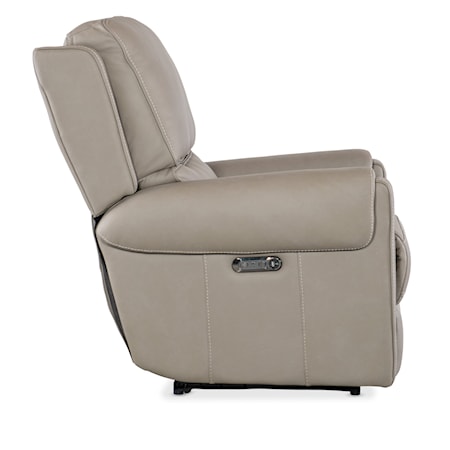 Closeout! Montreaux Fabric Chair with Power Motion Foot Rest, Created for Macy's - Beige