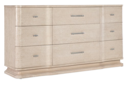 Transitional 9-Drawer Dresser