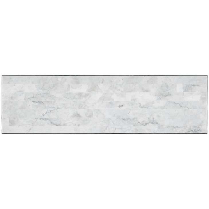 Hooker Furniture Commerce and Market Small Stone and Metal Console