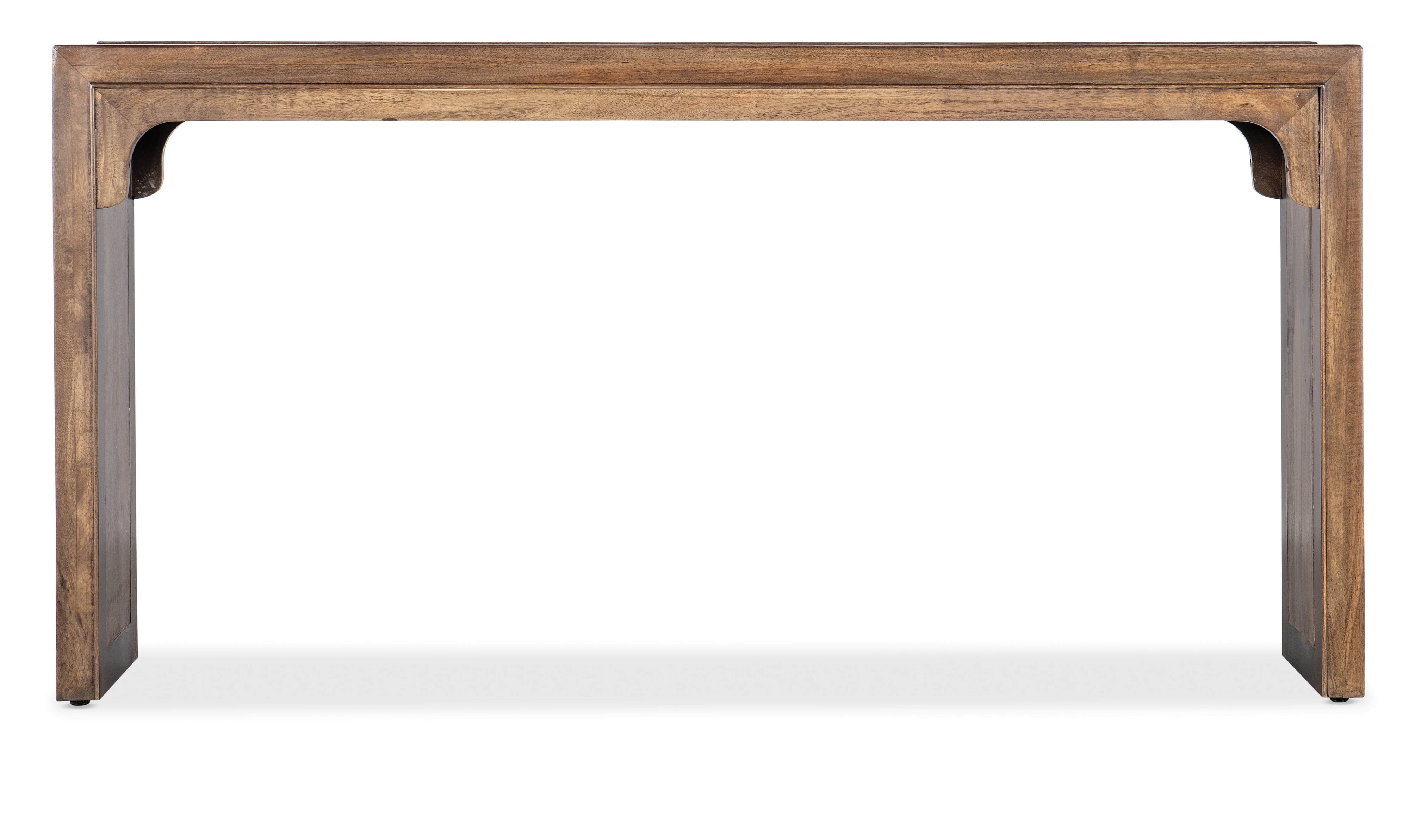 Console Table with Tempered Glass